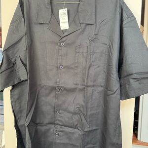 INC International Concepts Men's Black Button Down Shirt